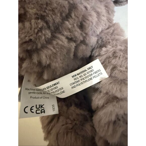 Mary Meyer Baby Putty Nursery Elephant Plush Stuffed Animal Toy Brown 11" NWOT - Picture 4 of 6